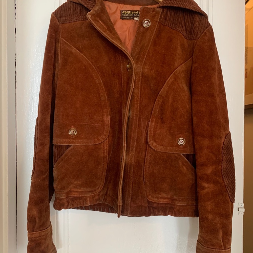 Suede Bomber Jacket
